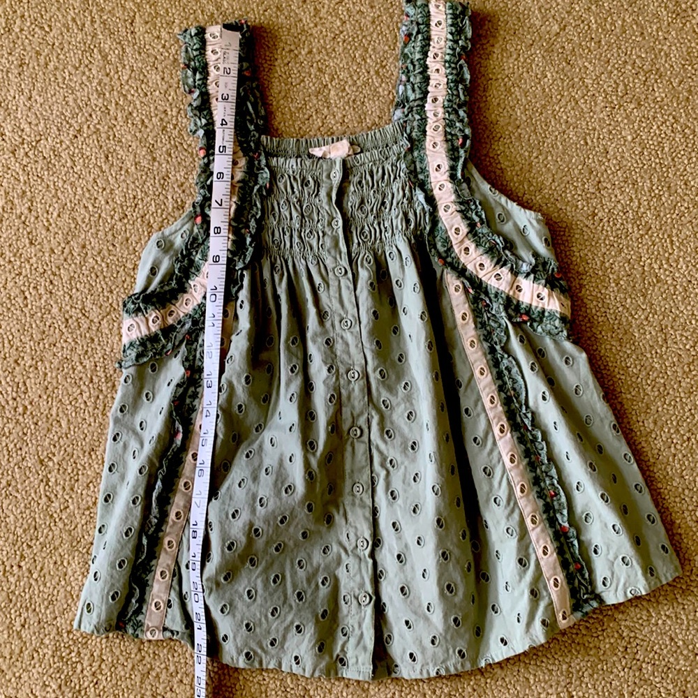 Anthropologie Forever That Girl Embroidered Banded Too- Look at the Details